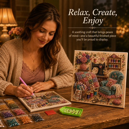 🔥Último día: compre 1 y lleve 1 gratis · MX$459.99 c/u · Kit de arte en diamantes 3D para rincones creativos acogedores