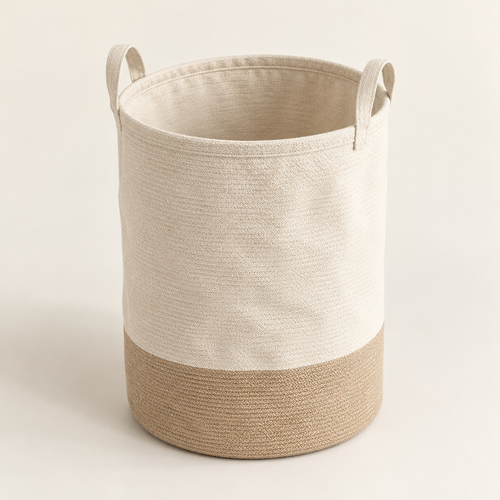 Cove Laundry Hamper — studio view
