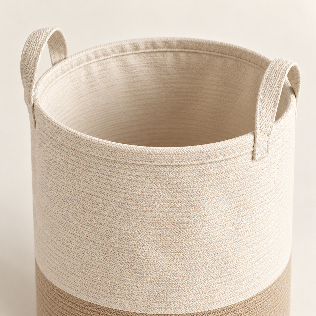 Cove Laundry Hamper — detail view