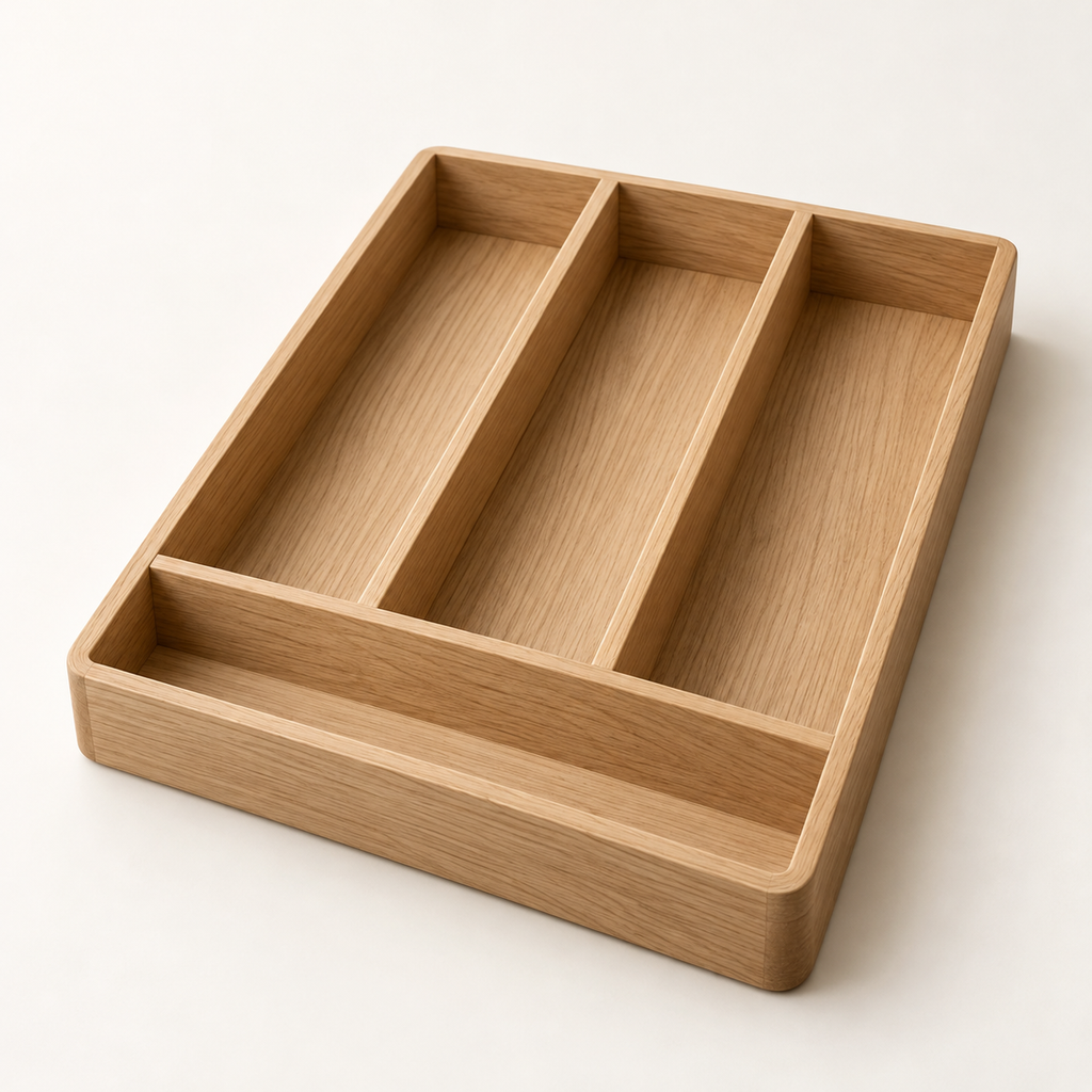 Grove Cutlery Tray — studio view