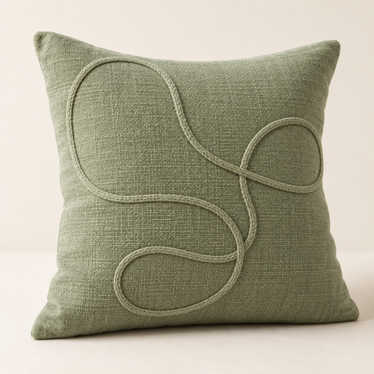 Loop Cushion Cover — studio view